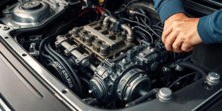 Moteur haute performance avec interface de reprogrammation moteur et outils de diagnostic technologiques
